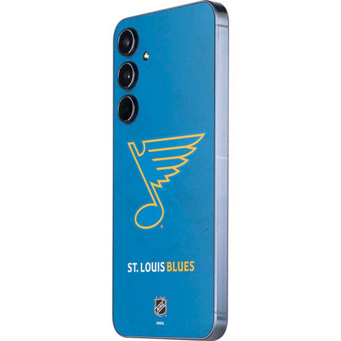 NHL St. Louis Blues Distressed Galaxy A35 5G Skin